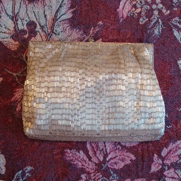 Vintage Beaded Crossbody Purse - Picture 2 of 8